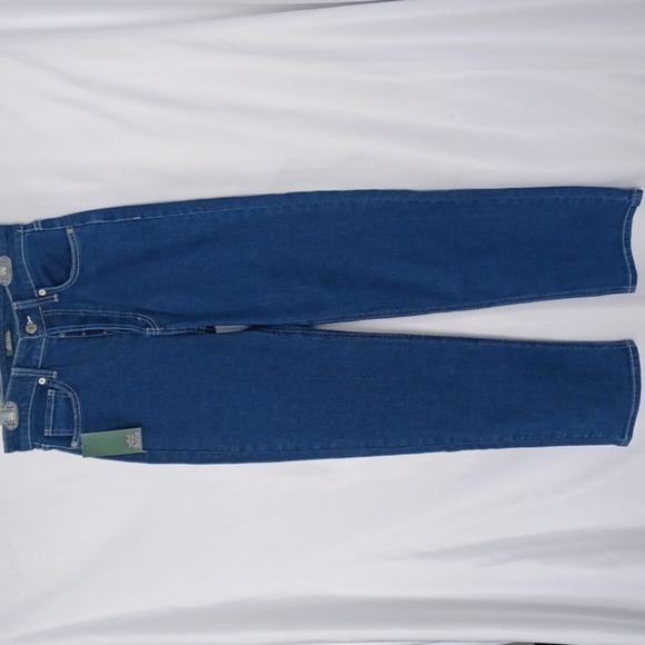 Wild Fable Dark Blue Super High Rise Straight Jeans NWT Size 00 - Picture 1 of 6